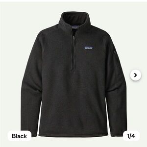 Patagonia Women's Better Sweater 1/4-Zip Fleece Black